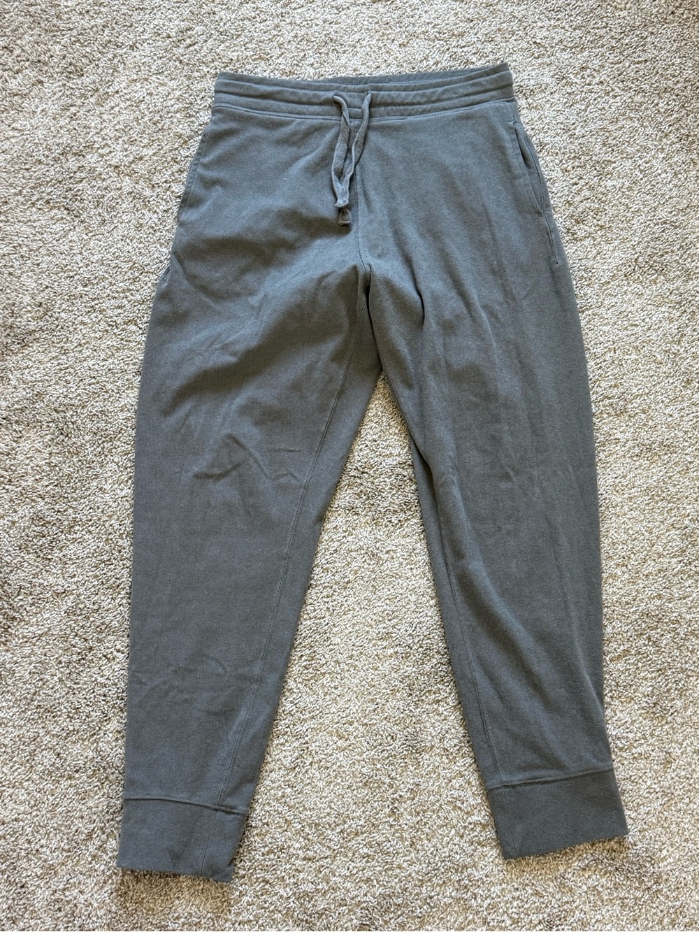 JACHS New York Grey Drawstring Jogger Sweatpants - Size Medium